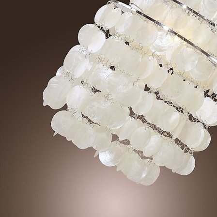 1-valosinen riippuvalaisin LED 32,5 cm Mini-tyyli Metallinen Kromi