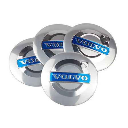 4-pakning Volvo Navkapsler – Hjulnavemblem 56 mm