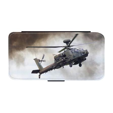 Apache Attackhelikopter Iphone 14 Plånboksfodral Multifärg