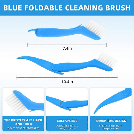 5 stk. Air Conditioner Fin Cleaner Set, FCR6 Fin Comb Condenser, Air Outlet Cleaner Evaporator Radiator R