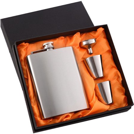 Midjeformet flaskegavesett - lomme flaske - feltflaske - drikkeflaske