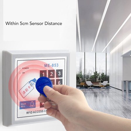 Adgangskontrollmaskin ID Enkelt Dør Ledninger Passord Kort Sikkerhets Adgangssystem Kontrollmaskin