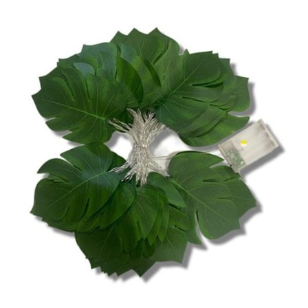 LED skildpadde blade lys streng Grøn blad Vine Garland lampe
