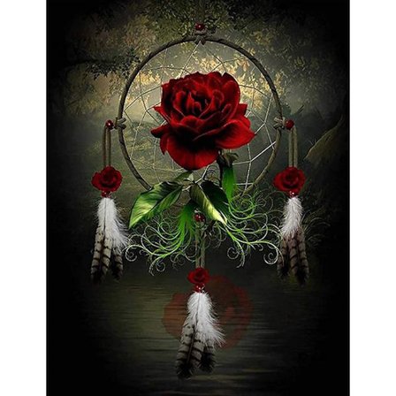 5D komplett 30x40cm landskap inredning DIY diamantmålning