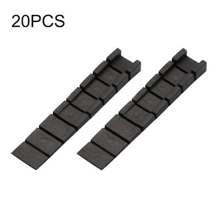 20 stk. plast med brekkpunkter Kontor Nivelleringskiler Møbelkiler Hjem