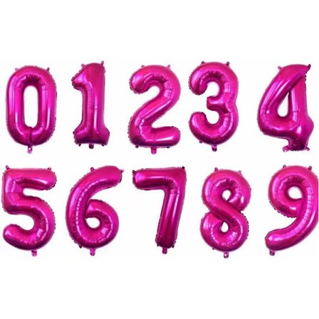 Go Go Gadget - Sifferballong - Folieballong - 70cm - Hög kvalitet - Hållbar - Lätt att använda