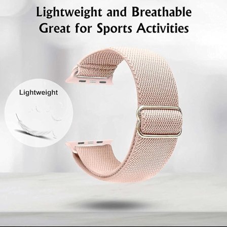 Joustava Apple Watch -ranneke, yhteensopiva Apple Watch Band 41mm 40mm 38mm, mukava säädettävä urheiluranneke Iwatch-sarjalle