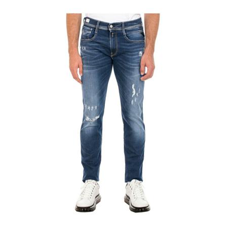 Replay Straight Jeans Blå, Herre, Størrelse: W29 L32