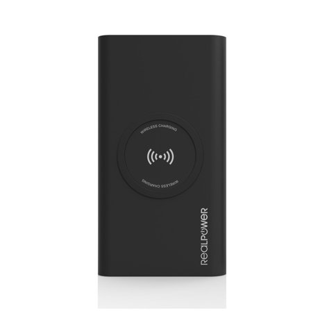 REALPOWER Powerbank PB-8000 wireless Charger
