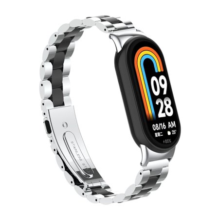 Stilrent armband i rostfritt stål för Xiaomi Mi Band 9