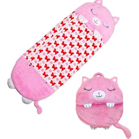 Sovepose til børn med pude, blød og behagelig, sammenfoldelig