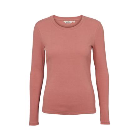 Basic Apparel Ludmilla Long Bluse Pink, Dame