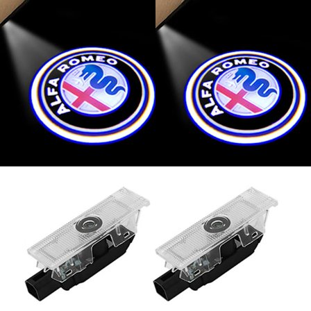 2 kpl A#Car Projektio-Oven Alfa Romeo Logon Valojen Auto-Ovet Aloittelijoille LED-Valojen Tervetuloprojektiovalot