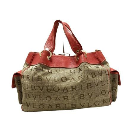 Bvlgari Vintage Pre-owned Håndtaske Logo mania inbo, Dame Vintage Tasker, Størrelse: ONE Size