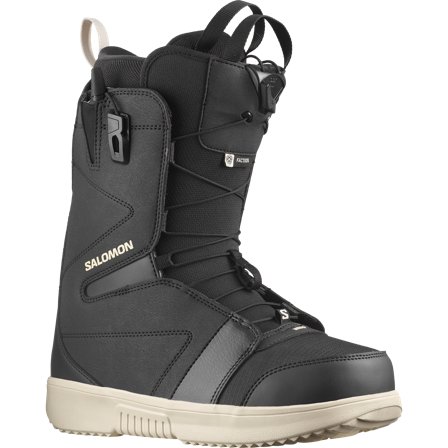 Salomon - Chaussures de snowboard Chaussures de snowboard Faction - Black / Black - 26.5