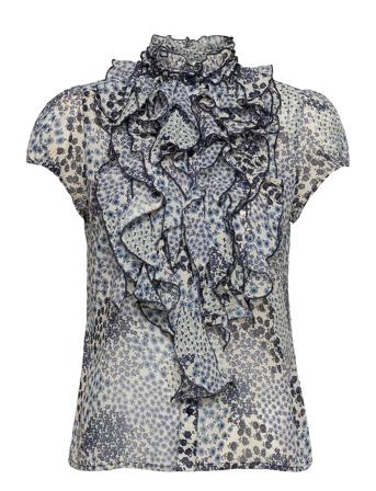 Liljasz Ss Shirt Blouses Short-sleeved Sininen Saint Tropez