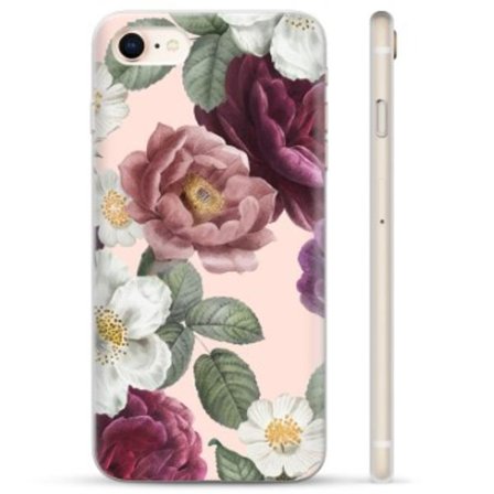 iPhone 7/8/SE (2020)/SE (2022) TPU-Skal - Romantiska Blommor