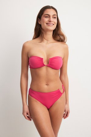 NA-KD Bikini-Höschen mit Hardware-Detail - Bikinis - Rosa - S