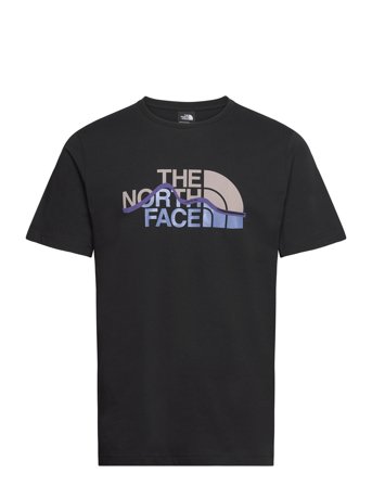 The North Face M Ss Mountain Line Tee - Black - XS