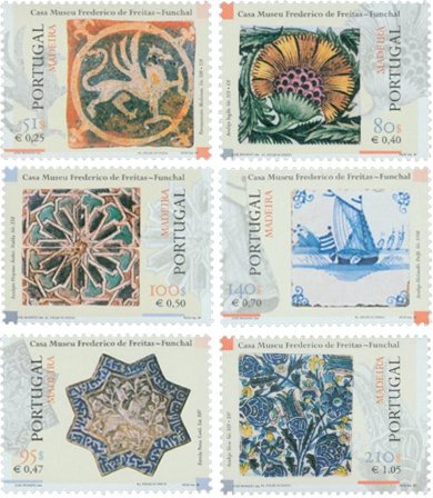 Madeira - Kakler - Postfrisk sæt 6v