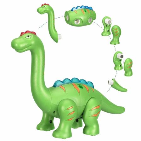 Ta isär magnetiska ryter och lyser upp dinosaurie leksak småbarnsleksaker för barn, upprepar vad du säger interaktiva leksaker, pedagogiska leksaker -