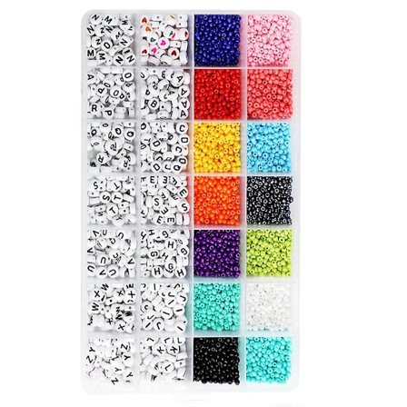 Pärlset med bokstäver, SD