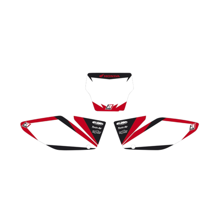 Blackbird Factory Number Plate Decals - Honda CRF 250R 2014-2024