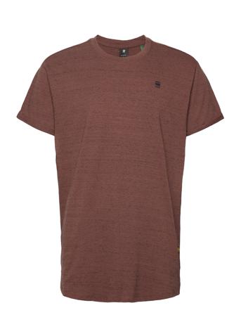 Lash R T S\S T-shirts Short-sleeved Brun G-Star RAW*Betinget Tilbud