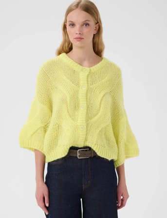 Gestuz Gzzenia Cardigan - Yellow - XL