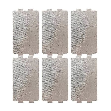 6 st Mikrovågsugn Tallriksskydd Mikrovågsugnsdelar Ugn Vågledarskydd Mikrovågsugn Krispplattor