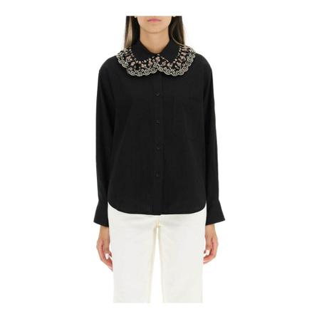 Chloé Shirts Sort, Dame Skjorter
