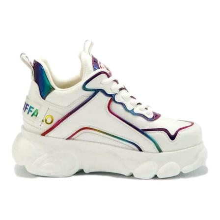 Buffalo Low Top Sneakers , Wit , Dames , Maat: 39 EU