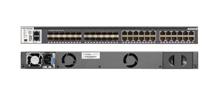 Netgear M4300-24X24F - switch - 48 porter - Styrt - rackmonterbar
