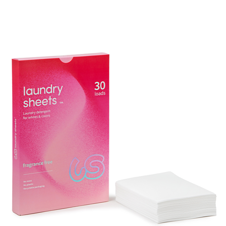 Laundry Sheets Tvättmedelark Parfymfritt 30-Pack