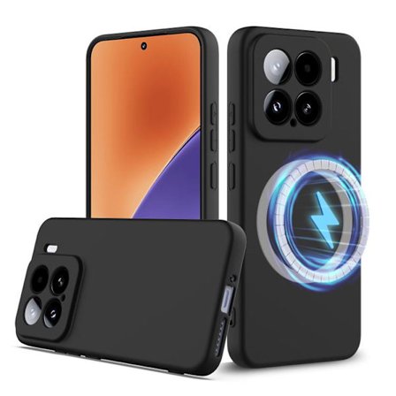 Xiaomi 15 - Stöttålig Silikon Magsafe fodral