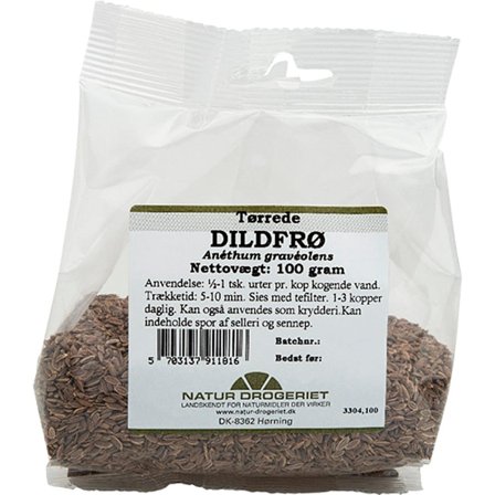 Natur Drogeriet Dildfrø 100 g, Helse & Madvarer, Krydderier, Øvrigt