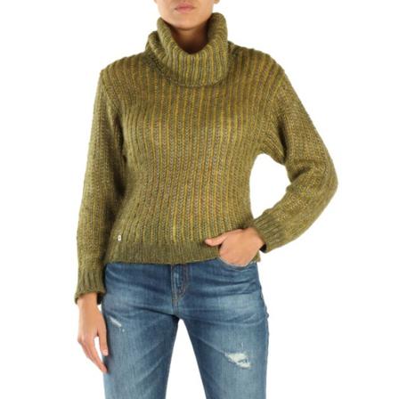 Manila Grace, Turtlenecks Groen, Dames, Maat:M