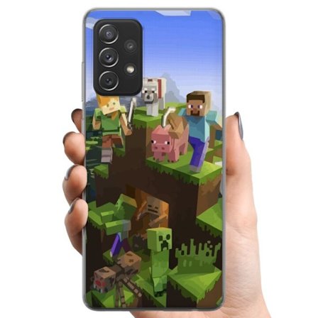 Yhteensopiva Puhelinkuori Samsung Galaxy A52 5G MineCraft