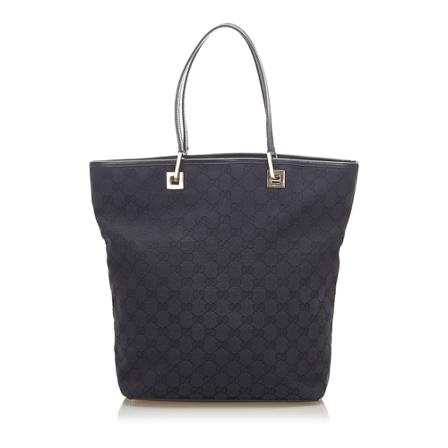Gucci Vintage Pre -owned GG Canvas Tote Tas , Zwart , Dames , Maat: ONE Size Vintage Tassen