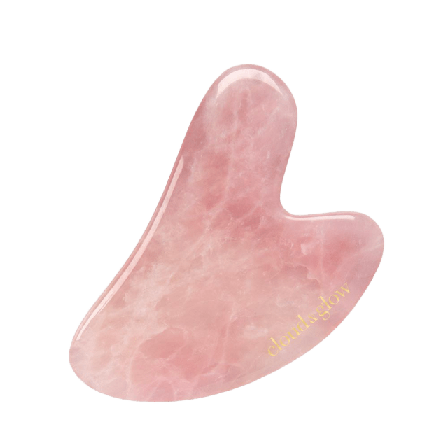 Cloud & Glow Rose Quartz Gua Sha Tillbehör Dam Rosa ONESIZE