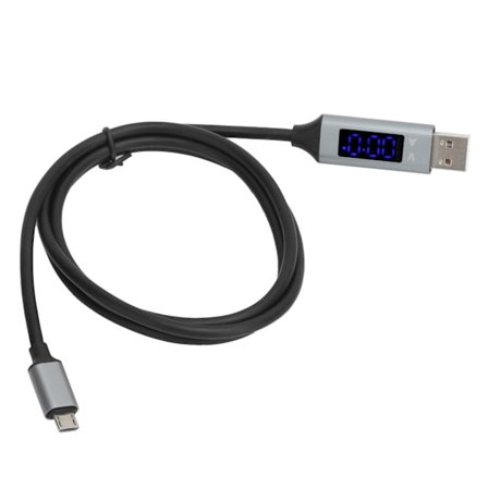 3A snabbladdningskabel LED spänningsströmdisplay USB-kabel för Android IOS TypeC (för Android)