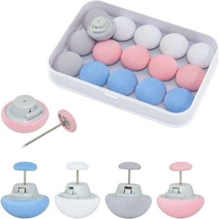 16 st Quilt Fixing Clips Svamp Rund Fixing Clips Sängkläder