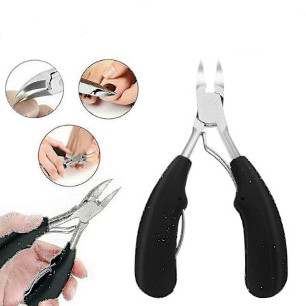 Tåneglklipper for tykke inngrodde tånegler, kraftige presisjons neglesakser