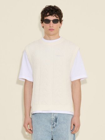 Holzweiler Collin Vest - White - Men's - L