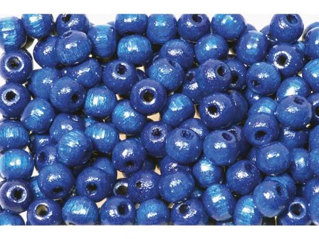 Träpärla 8 mm blå 200/fp - Lyreco - Skola och förskola - Hobbymaterial - Pärlor