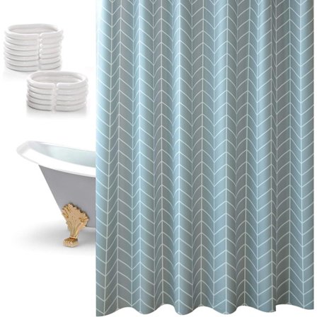 Duschdraperier 120x180cm Tjock Duschdraperi Anti-mögel