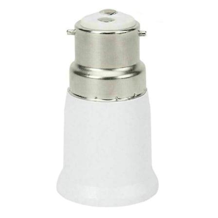 Bc B22 - ES E27 -sovitin, pistokanta Edison-ruuvikanta 1 Pc