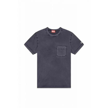 Diesel, T-Shirts Blauw, Heren, Maat:S