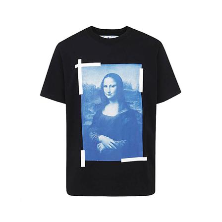 Off White Monna Lisa T-shirt Sort, Herre T-shirts