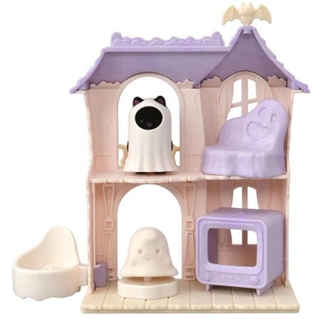 Sylvanian Families Spøkelseshus inkl. Midnight-Cat-Baby